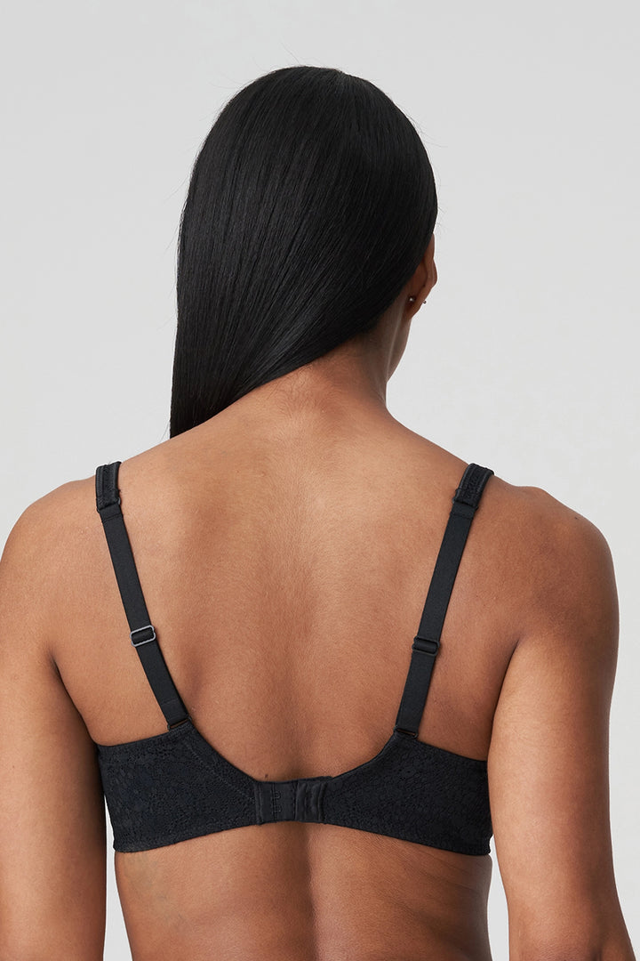 PrimaDonna Twist Epirus Half Padded Plunge Bra - Black - CURATED LINGERIE