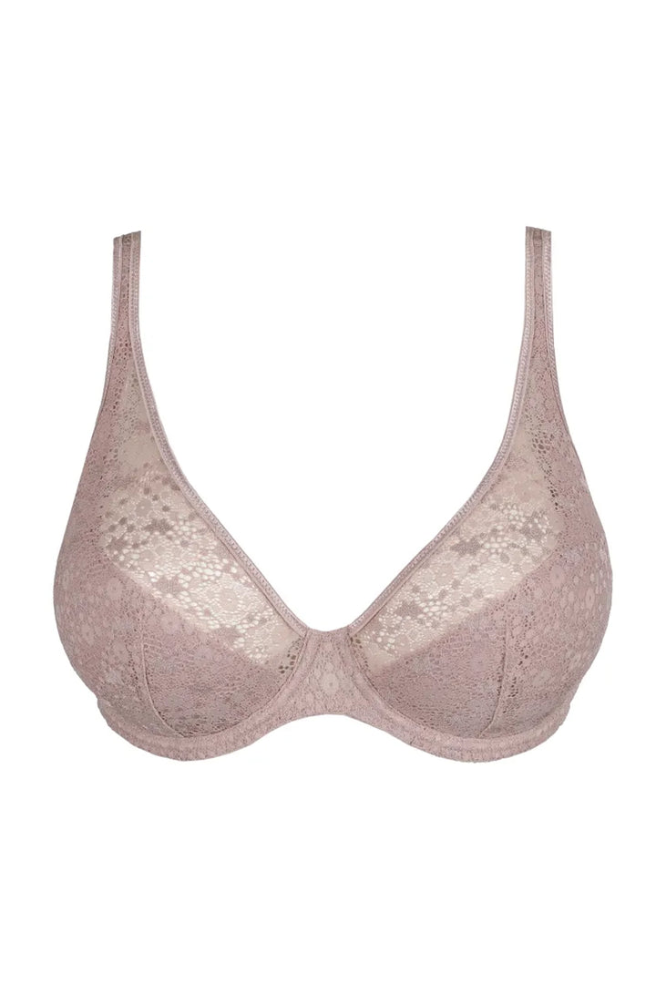 PrimaDonna Twist Epirus Half Padded Plunge Bra - Bois De Rose - CURATED LINGERIE