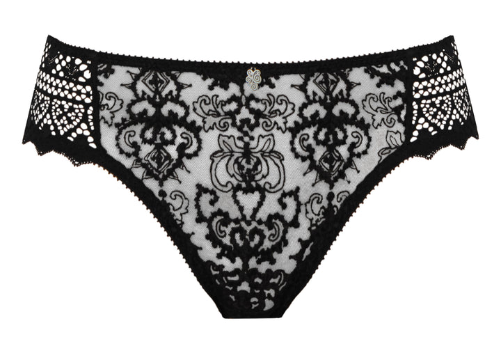 Empreinte Cassiopee Brief - Noir - CURATED LINGERIE