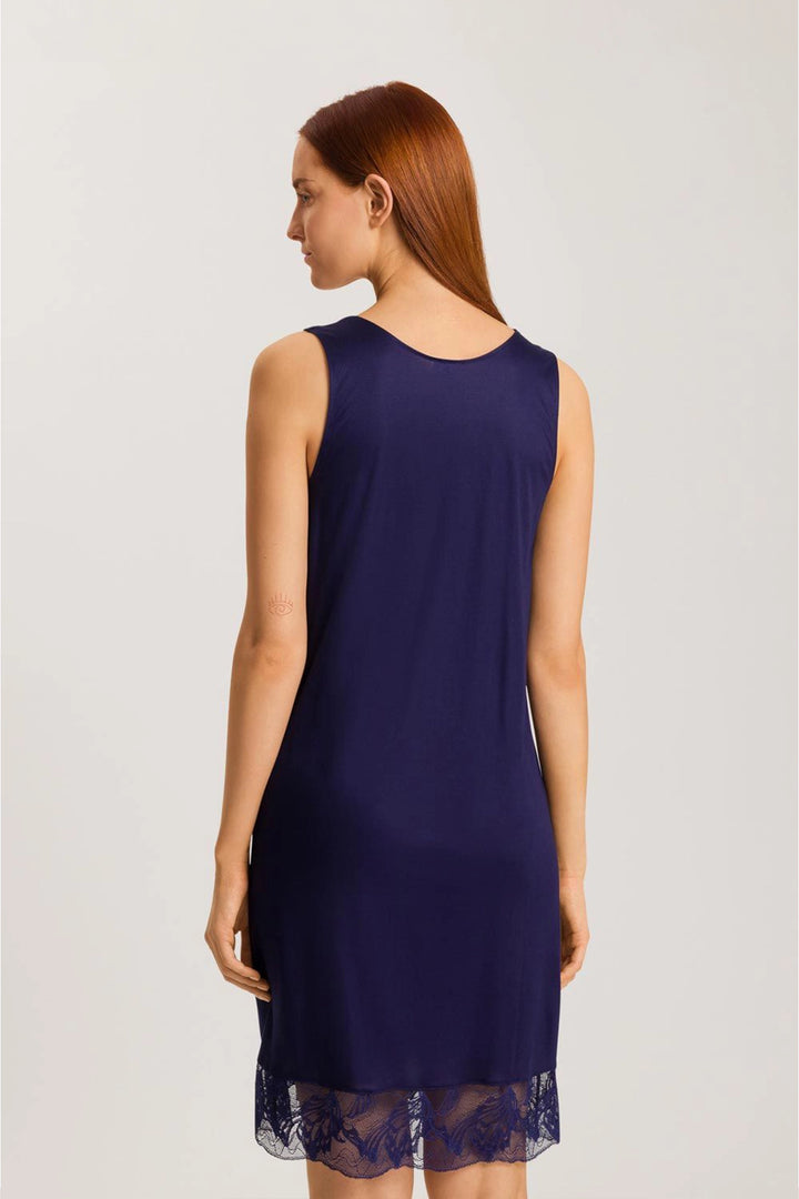 HANRO Eva NW Nightdress - Evening Blue - CURATED LINGERIE