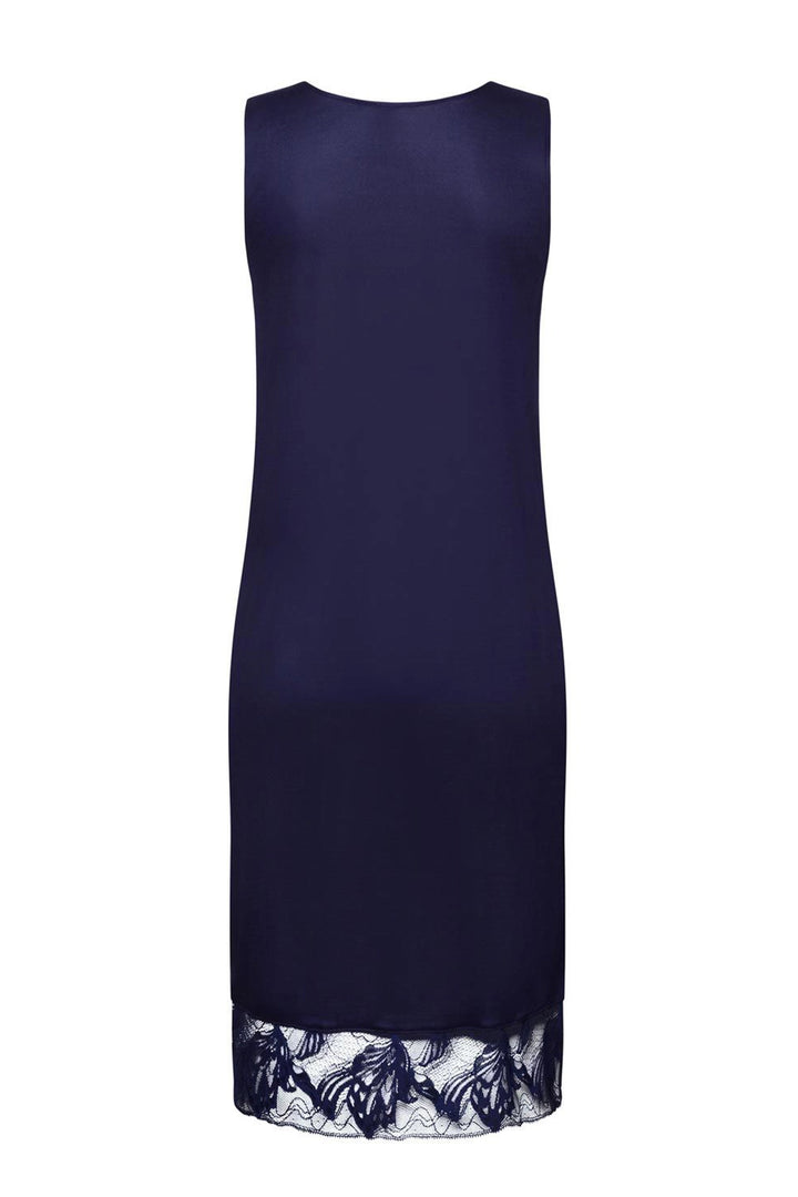 HANRO Eva NW Nightdress - Evening Blue - CURATED LINGERIE
