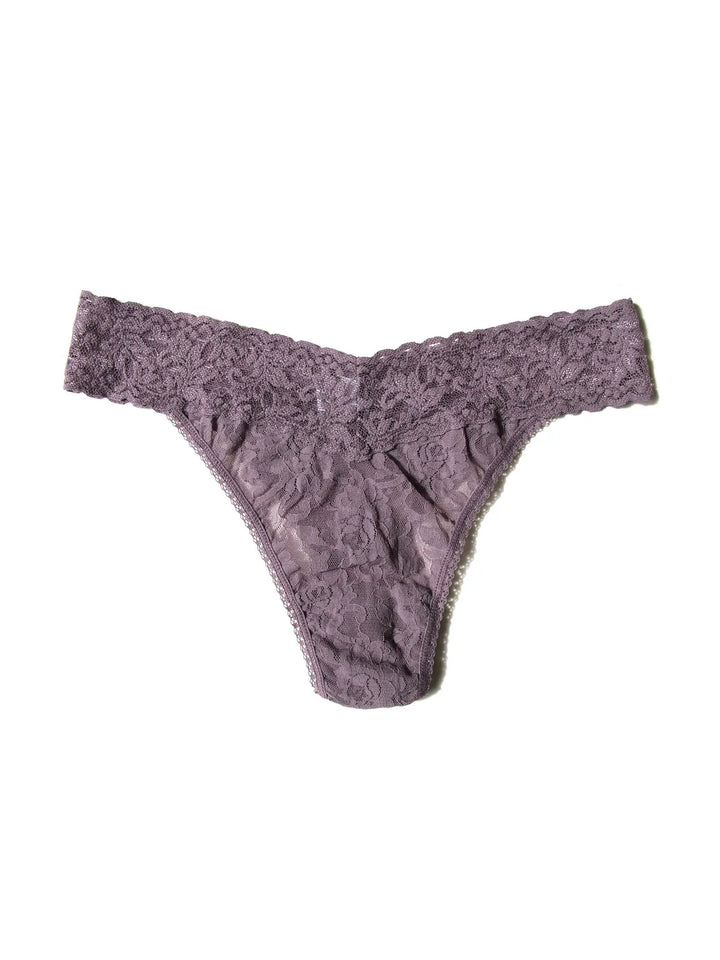 Hanky Panky Signature Lace Original Rise Thong - Dusk - CURATED LINGERIE