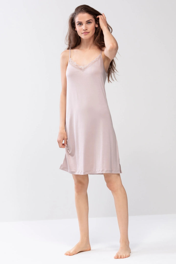 Mey Luise Spaghetti Strap Chemise - New Toffee - CURATED LINGERIE