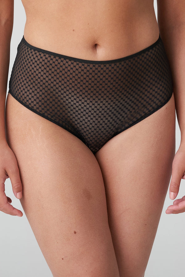 PrimaDonna Twist Glass Beach Hotpants - Black - CURATED LINGERIE