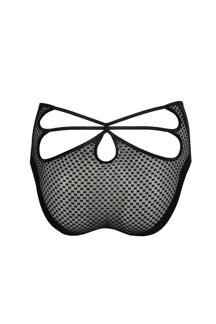 PrimaDonna Twist Glass Beach Hotpants - Black - CURATED LINGERIE