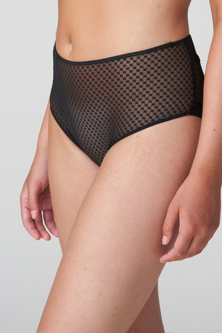 PrimaDonna Twist Glass Beach Hotpants - Black - CURATED LINGERIE