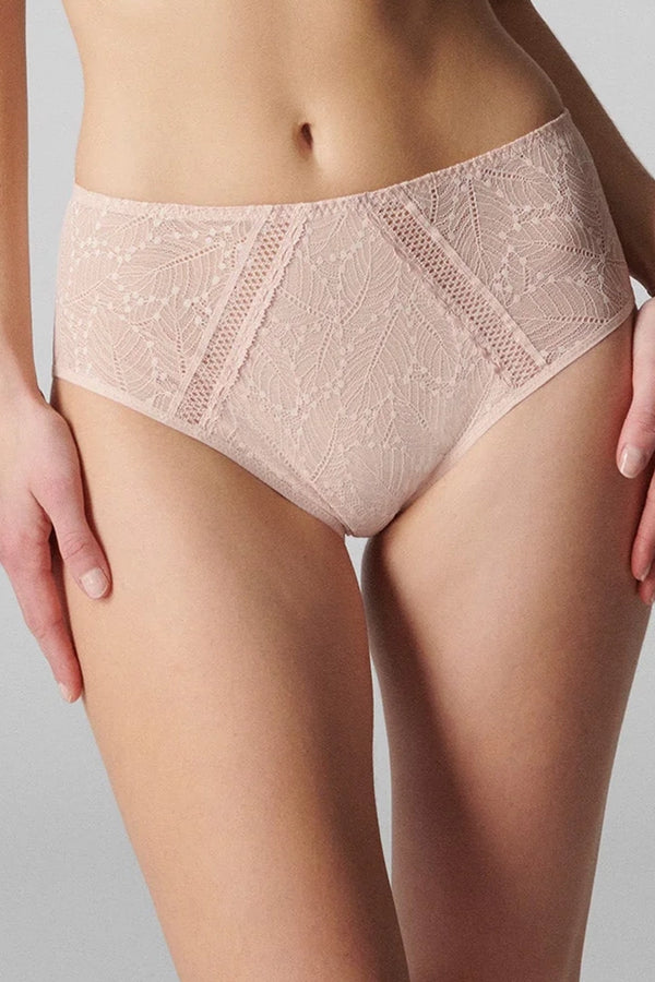 Simone Perele Comete Retro Brief - Rose Sand - CURATED LINGERIE